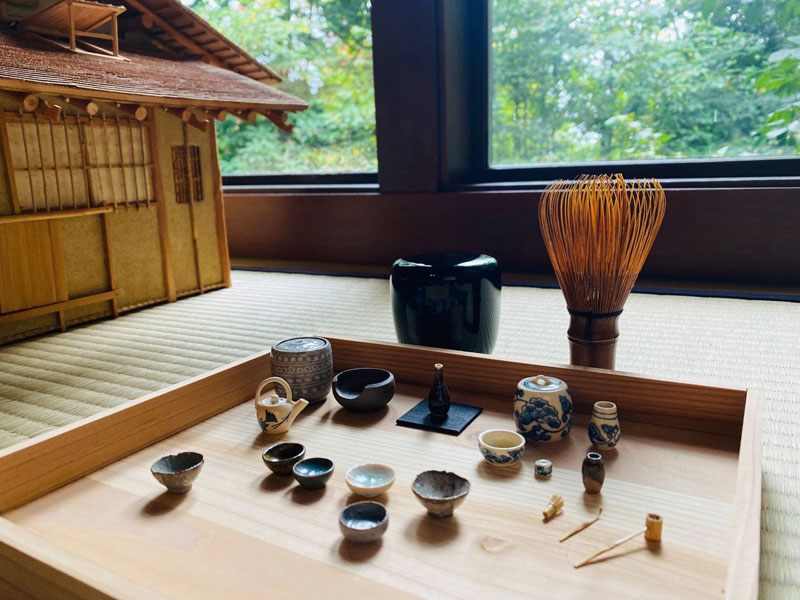 ミニチュア茶室「晃風庵（こうふうあん）」