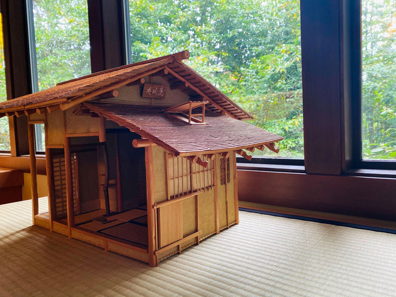 ミニチュア茶室「晃風庵（こうふうあん）」