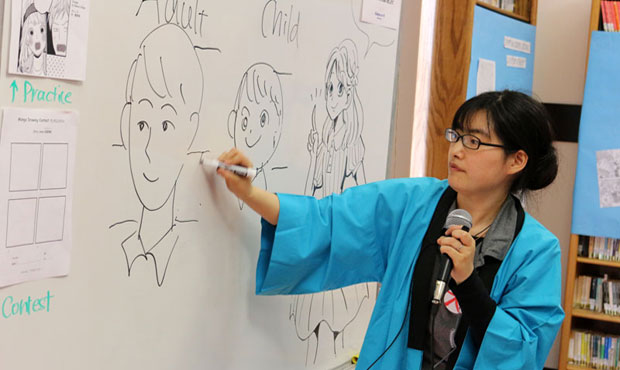 ワシントン州日本文化会館の中村有理沙さん