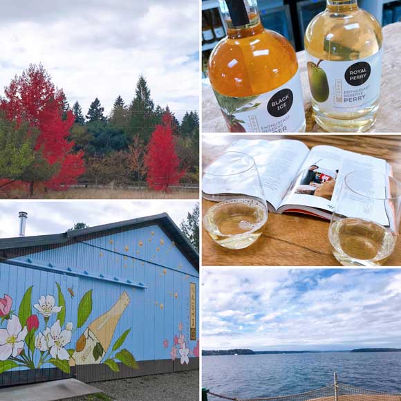 今日の写真は Naoko さんがご提供くださったフェリーで片道20分のヴァション・アイランドにある 『Nashi Orchards』