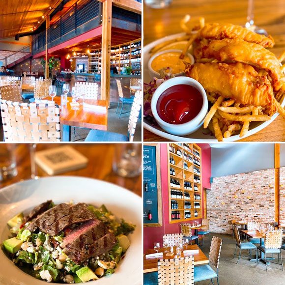 ブティックワイナリーの集積地ウディンビルにある『Purple Cafe & Wine Bar』は、ワシントン州産をはじめとするワインと食事をペアリングして楽しむ店。